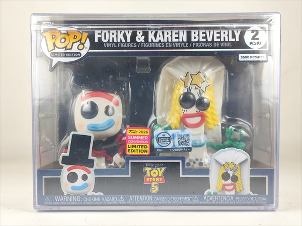 フォーキー＆カレン・ビバリー 2026年SUMMER CONVENTION 3,500体限定 [Toy Story5(トイ・ストーリー５)] FUNKO(ファンコ) POP! LIMITED EDITION 2PACK