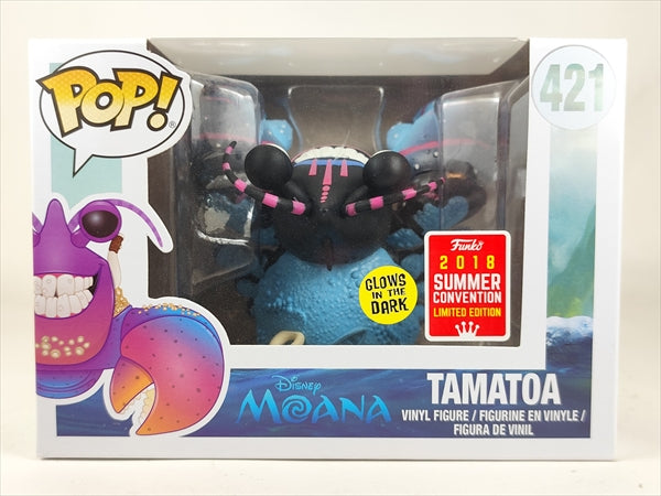 【取寄品・依頼者以外購入不可】タマトア 2018年SUMMER CONVENTION限定 蓄光版 [モアナと伝説の海] FUNKO(ファンコ) POP! 421
